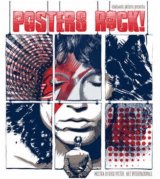 posters rock art international à Rome