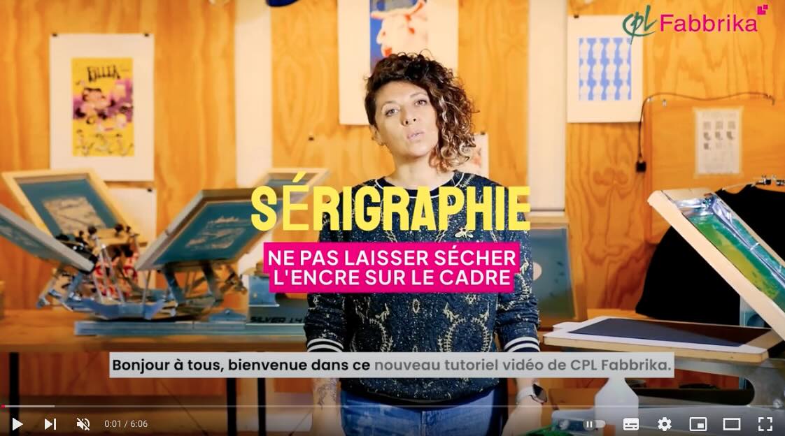 Sérigraphie : Ne Pas Laisser Sécher l'Encre sur le Cadre